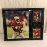 Collector Autographed San Francisco 49ers Jerry Rice Signed Photograph Plaque 12