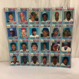 Collector Vintage 1988 Chef Boyardee MLB 1st Annual Collectors Edition Uncut Trading Cards