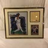 Collector San Francisco Giants Barry Bonds Photograph & Cards Framed 11