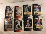 Lot of 8pcs Collector 1998 Pinnacle Zenith Trading Cards