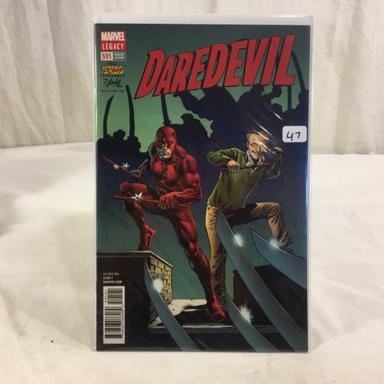 Collector Marvel Comic Book  Legacy Daredevil POW #595 Variant Edition Marvel Comic Book