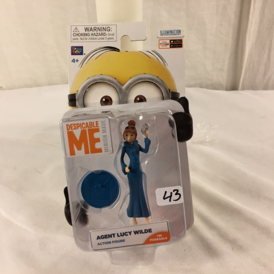 NIP Collector Minions Despicable Me Action Figure "Gru in Super Suit " 2-3"T Figure