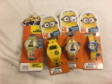 Lot of 4 Pieces Collector NWT  Minions Despicable Me Watches