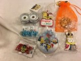 Lot of 7 Pieces Collector New in package Christmas Minion Ornaments - See Pictures
