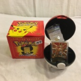 Collector In Original Box Pokemon Pikachu 23K Gold-Pplated Trading Card Box Size: 4x4