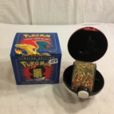 Collector In Original Box Pokemon Charizard 23K Gold-Pplated Trading Card Box Size: 4x4