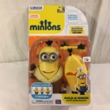 NIB Illumination Ent. Minions Deluxe Action Figure Build-A-Minon Arctic Kevin/Banana 7-8