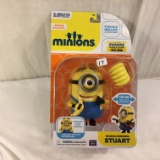 NIB Illumination Ent. Minions Deluxe Action Figure Banan Mucnhing Stuart 6-7