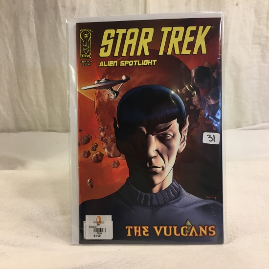 Collector IDW Comics Cover-B Star Trek Alien Spotlight The Vulcans Comic Book