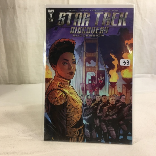 Collector IDW Comics Star Trek Discovery Succession Issue #1 Cover -A Comic Book