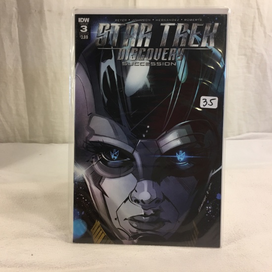 Collector IDW Comics Star Trek Discovery Succession Issue #3 Cover -A Comic Book