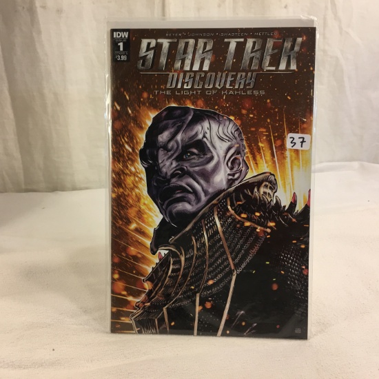 Collector IDW Comics Star Trek Discovery The Light Of Kahless Issue #1 Cover -A Comic Book