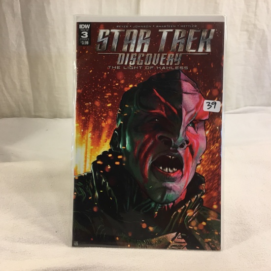 Collector IDW Comics Star Trek Discovery The Light Of Kahless Issue #3 Cover -A Comic Book