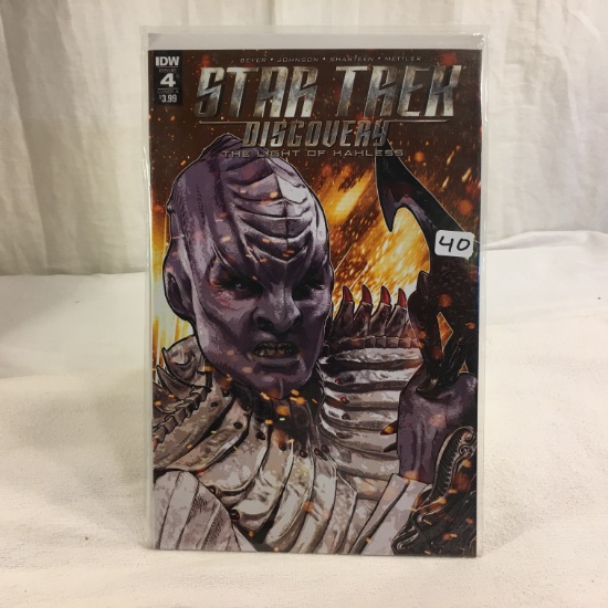Collector IDW Comics Star Trek Discovery The Light Of Kahless Issue #4 Cover -A Comic Book