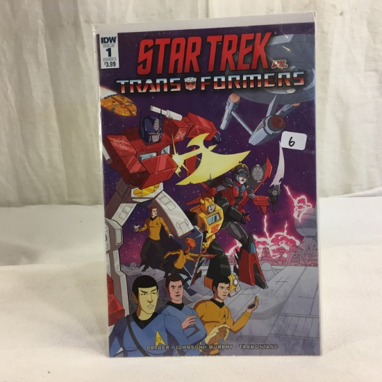 Collector IDW Comics Star Trek VS. Transformers Issue #1 Cover A Comic Book