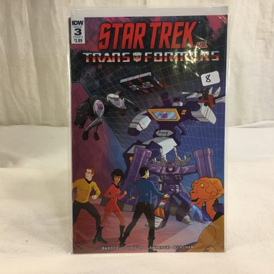 Collector IDW Comics Star Trek VS. Transformers Issue #3 Cover A Comic Book
