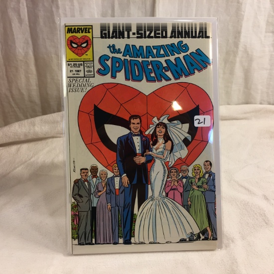 Collector Marvel Comics The Amazing Spider-man #21 Special Wedding Issue  Comic Book