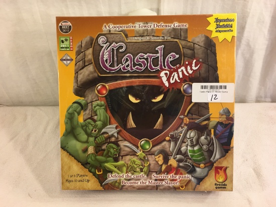 New Sealed in Box Fireside Games Castle Panic 01 Board Game Size: 10.5x10.5" Box Size