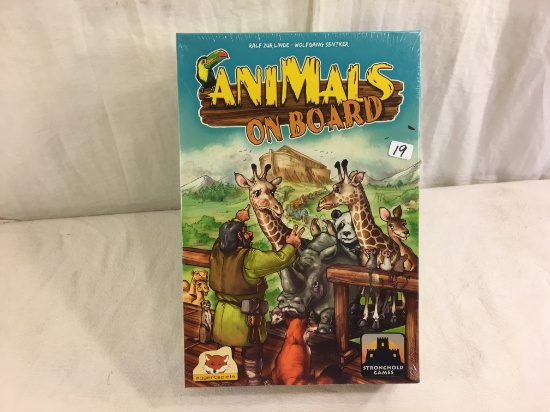 New Sealed in Box  Stronghold Games Animals On Board Game Box Ssize: 11.5" by 8" Width