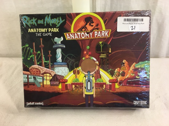 New Sealed in Box Rick and Morty Anatomy Park The Game  2-4 Players Box Size:10.5x8" Box