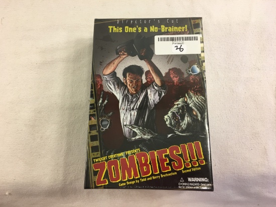 New Sealed in Box Directir's Cut This One's a No-Brainer Zombies 2nd Edition Game Box Size: 9x6"