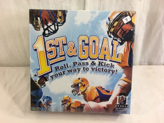 New Sealed in Box R & R Games 1st & Goal Roll, Pass & Kick Your Way To Victory Box Size: 10.5x11.5"