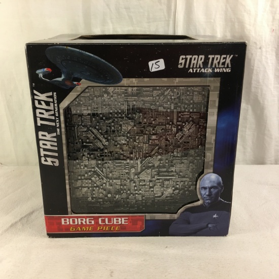 Collector Star Trek The Next Generation Attack Wing Borg Cube Game Piece Box Size: 11x11" Box