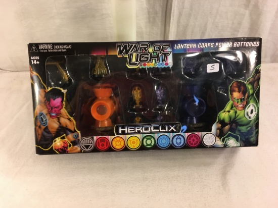 Collector 2014 Wizkids/Neca Heroclix DC, Comics War Of Light Lantern Coprs Power Batteries 14x7"