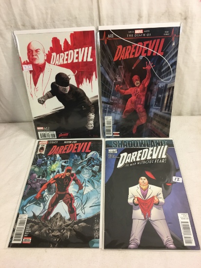 Lot of 4 Pcs Collector Marvel Assorted Comics Daredevil No.510.600.611.612. Comic Books