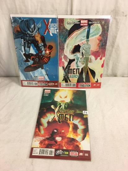 Lot of 3 Pcs Collector Marvel Assorted Comics X-Men No.6.7.8. Comic Books