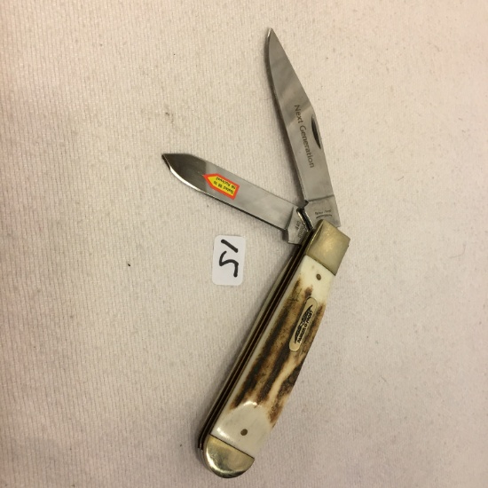 Collector Loose  Folded Pocket Knive 2-Blades Parker Frost Stainless Folded Pocket Knife Size:4.1/8"