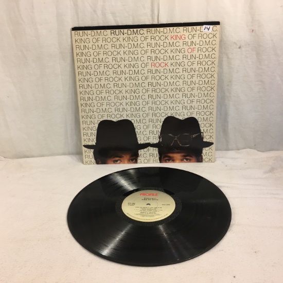Collector Vintage 1985 Profile Recors Run-D.M.C King Of Rock Vinyl Record Album