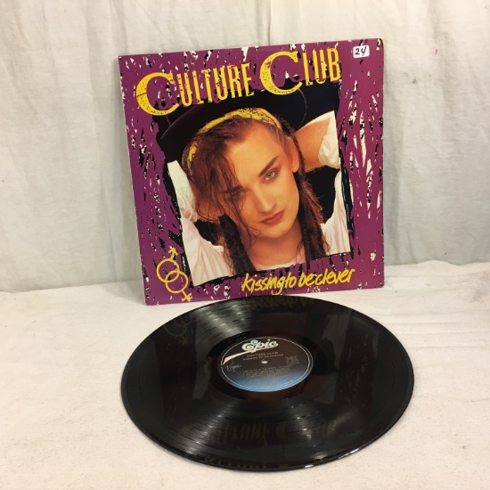Collector Vintage 1982 Virgin Records Culture Club Kissing To Beclever  Vinyl Record Album