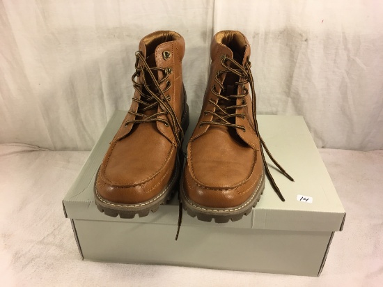 New Men's Shoe Perry Ellis Portfolio Size: 11 Color :Brown  #PEFSR16026B-2 - See Photos