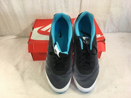 Barely Used Men's Shoe Nike Iar Max Invigor Print Color: Black/White Gamma Blue Size:11