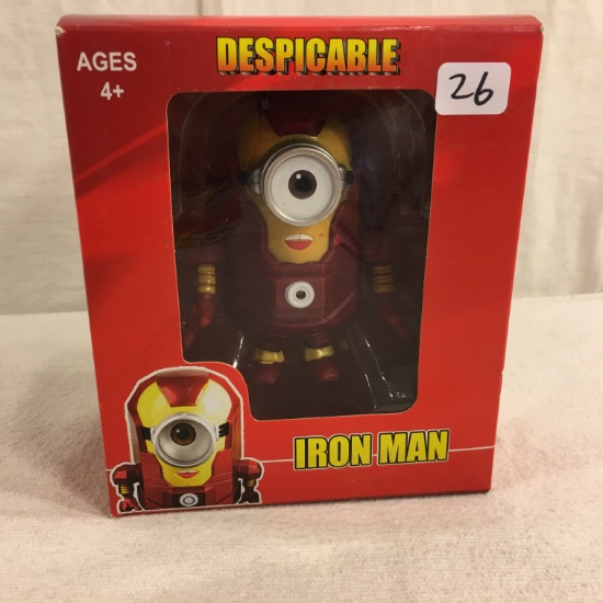 NIB Collector Super Warrior Despicable  Iron Man  4"tall