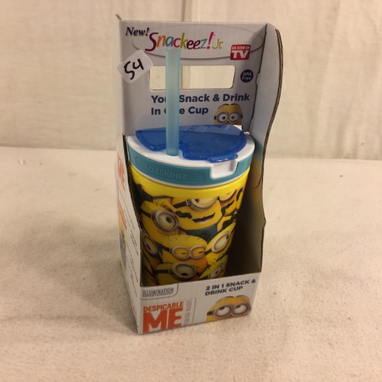 New Illumination Despicable Me Minion  2 in 1 Snack & Drink Cup5.3/4"Tall