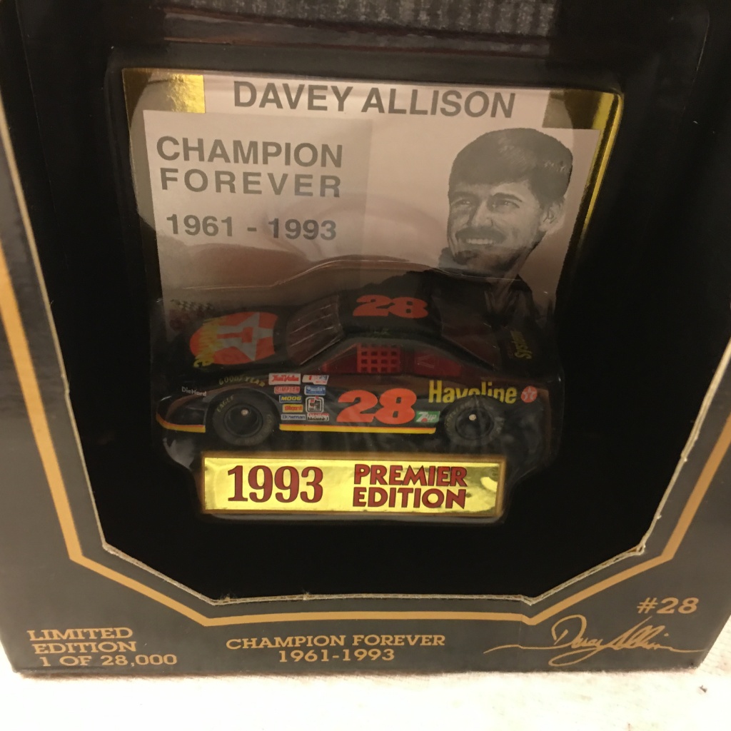 1993 Racing Champions Premier Edition 1/64th  #28 Davey Allison Champion Forever 