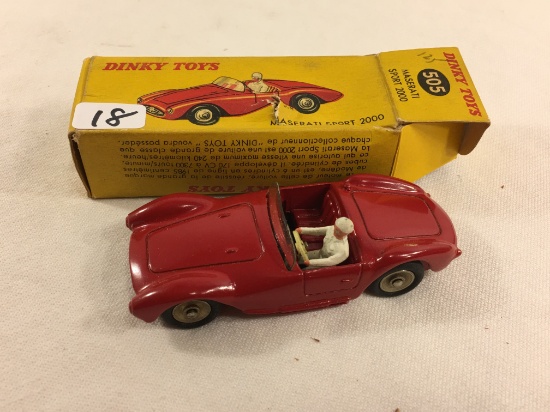 Collector Vintage Dinky Toys No.505 Maserati Sport 2000  Made in England By meccano Ltd. W/Box