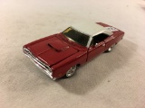 Collector Loose 1999 Road Champs 1969 Dodge Super Bee 1/43 Scale DieCast Metal Red Color