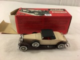 Collector DUESENBERG J SPIDER 4035 SOLIDO DIE CAST CAR Scale 1:43 DieCast Not Right Box