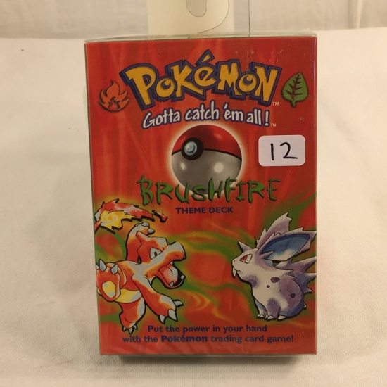 Collector Sealed in Plastic Pokemon Advance Level Brusheire Theme Deck Trading Card Game