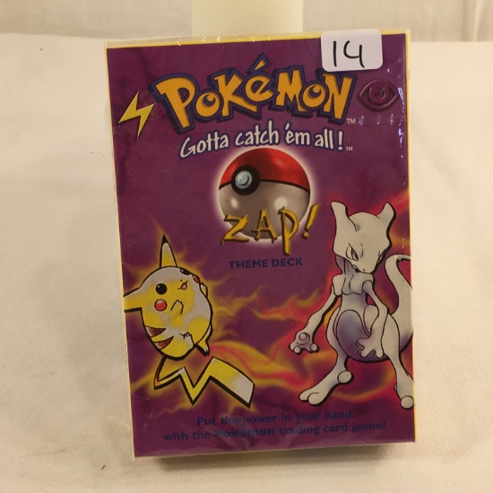 Collector Sealed in Plastic Pokemon The Advanced Level Zap Theme Deck Pokemon Card