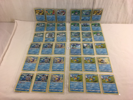 Collector Loose Pokemon Card 4- Sheets of 36 Cards - See Pictures