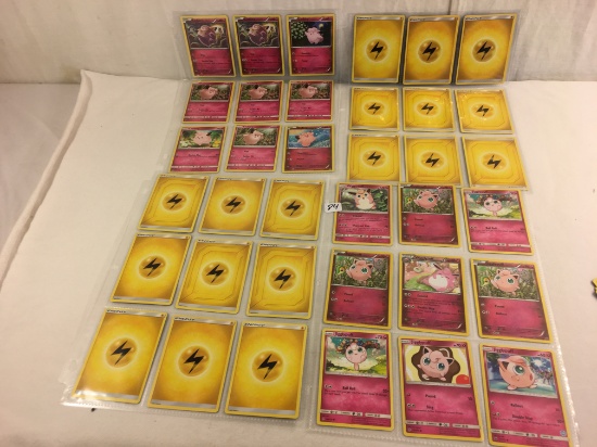 Collector Loose Pokemon Card 4- Sheets of 36 Cards - See Pictures