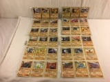 Collector Loose Pokemon Card 4- Sheets of 36 Cards - See Pictures