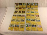 Collector Loose Pokemon Card 4- Sheets of 36 Cards - See Pictures