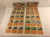 Collector Loose Pokemon Card 4- Sheets of 36 Cards - See Pictures