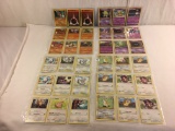 Collector Loose Pokemon Card 4- Sheets of 36 Cards - See Pictures