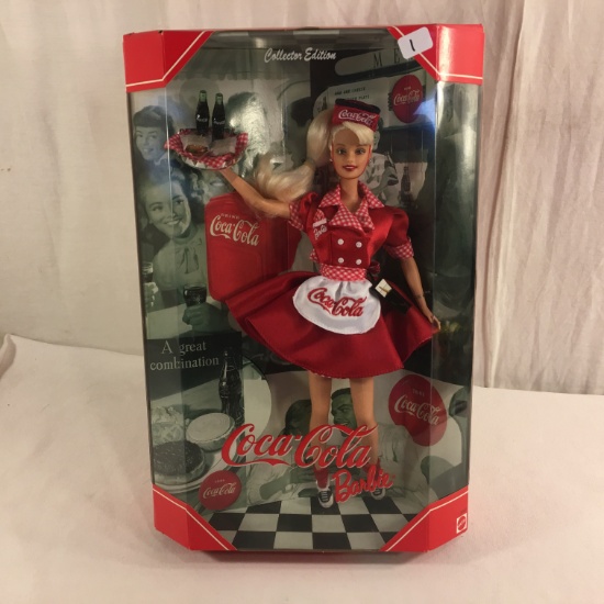 Collector Edition Coca Cola Barbie Mattel  Doll 13.5"Tall Box